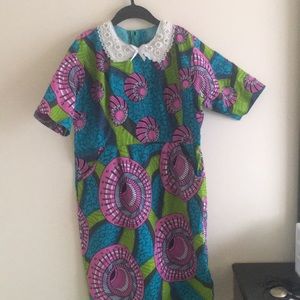 Ankara print dress